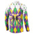 Love Mardi Gras Button Sweatshirt Coquette Bow Glitter Style