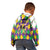 Love Mardi Gras Kid Hoodie Coquette Bow Glitter Style