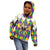 Love Mardi Gras Kid Hoodie Coquette Bow Glitter Style