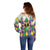 Love Mardi Gras Off Shoulder Sweater Coquette Bow Glitter Style