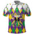 Love Mardi Gras Polo Shirt Coquette Bow Glitter Style