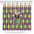 Love Mardi Gras Shower Curtain Coquette Bow Glitter Style LT05 - Wonder Print Shop