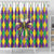 Love Mardi Gras Shower Curtain Coquette Bow Glitter Style LT05 - Wonder Print Shop