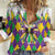 Love Mardi Gras Women Casual Shirt Coquette Bow Glitter Style LT05 - Wonder Print Shop