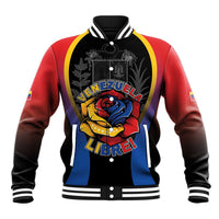 Venezuela Libre Baseball Jacket Freedom And National Pride - Wonder Print Shop