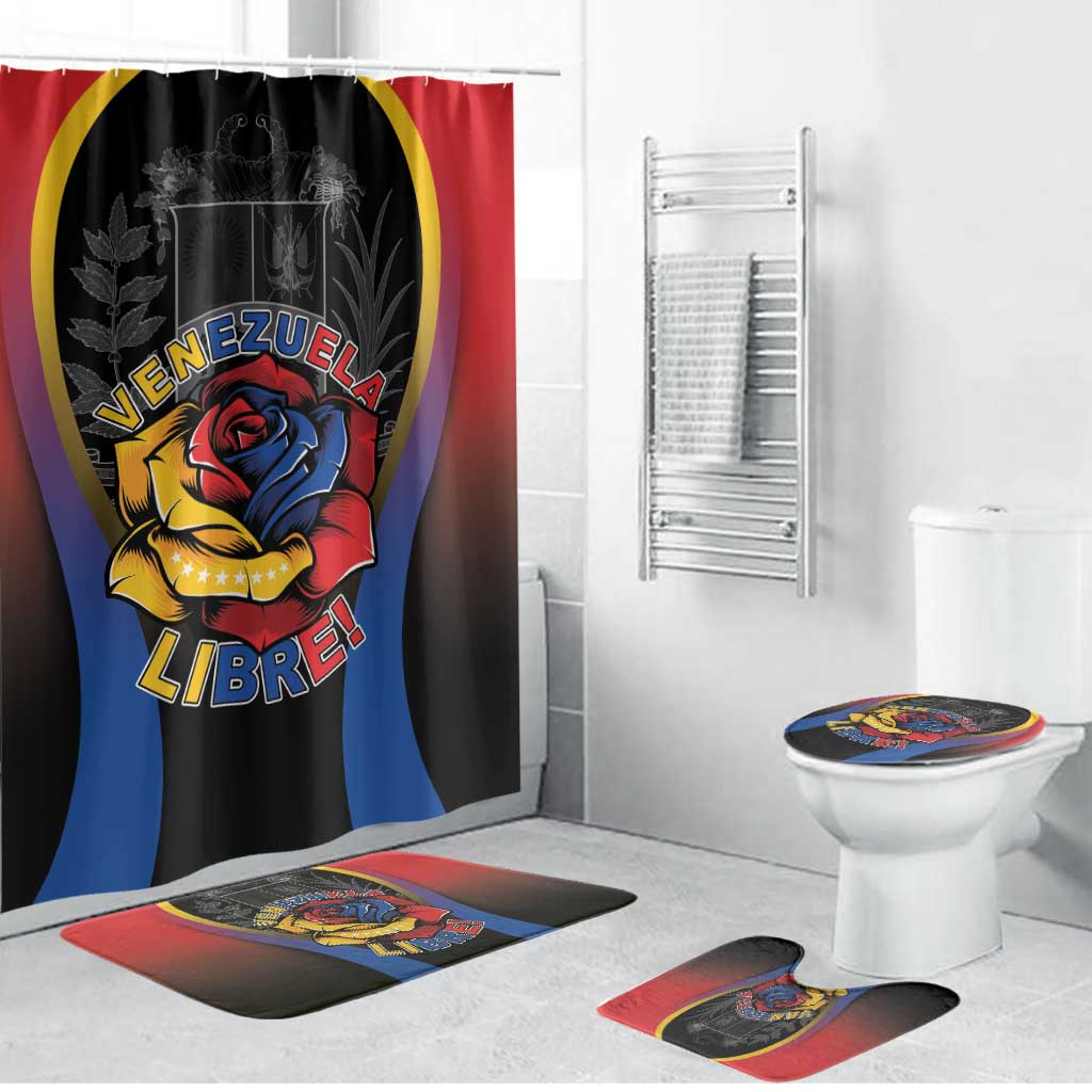 Venezuela Libre Bathroom Set Freedom And National Pride - Wonder Print Shop