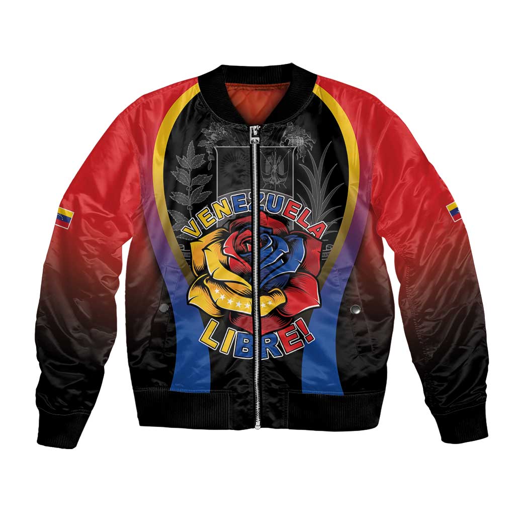 Venezuela Libre Bomber Jacket Freedom And National Pride - Wonder Print Shop