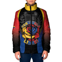 Venezuela Libre Padded Jacket Freedom And National Pride - Wonder Print Shop