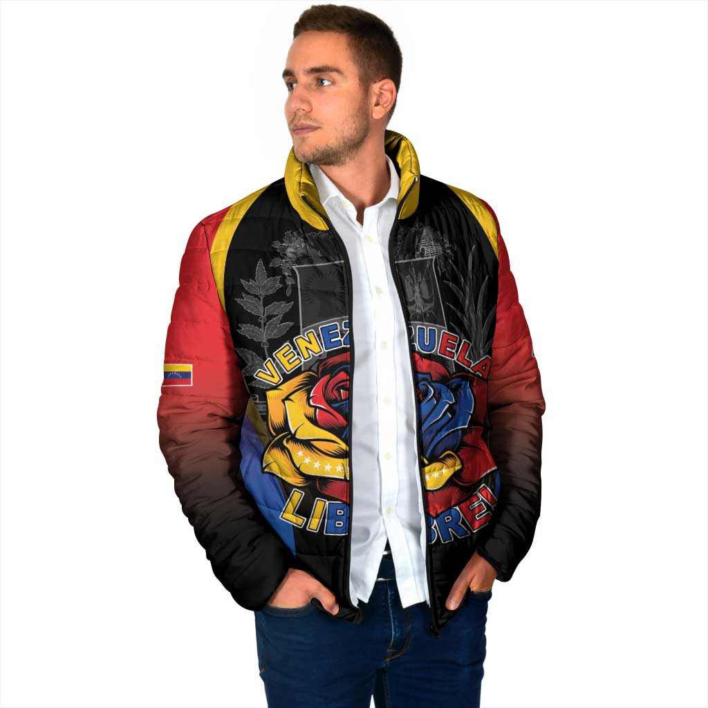 Venezuela Libre Padded Jacket Freedom And National Pride - Wonder Print Shop