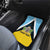 Saint Lucia Car Mats Coat Of Arm With Palm Leaf Pattern