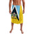 Personalised Saint Lucia Lavalava Coat Of Arm With Palm Leaf Pattern