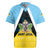 Personalised Saint Lucia Rugby Jersey Coat Of Arm With Palm Leaf Pattern