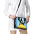 Saint Lucia Shoulder Handbag Coat Of Arm With Palm Leaf Pattern