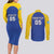 Custom Saint Lucia Football Couples Matching Long Sleeve Bodycon Dress and Long Sleeve Button Shirt Sporty Style