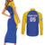 Custom Saint Lucia Football Couples Matching Short Sleeve Bodycon Dress and Long Sleeve Button Shirt Sporty Style