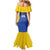 Custom Saint Lucia Football Family Matching Mermaid Dress and Hawaiian Shirt Sporty Style