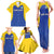 Custom Saint Lucia Football Family Matching Tank Maxi Dress and Hawaiian Shirt Sporty Style