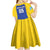 Custom Saint Lucia Football Kid Short Sleeve Dress Sporty Style