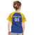 Custom Saint Lucia Football Kid T Shirt Sporty Style