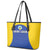 Saint Lucia Football Leather Tote Bag Sporty Style