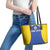 Saint Lucia Football Leather Tote Bag Sporty Style