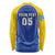 Custom Saint Lucia Football Long Sleeve Shirt Sporty Style