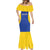 Custom Saint Lucia Football Mermaid Dress Sporty Style