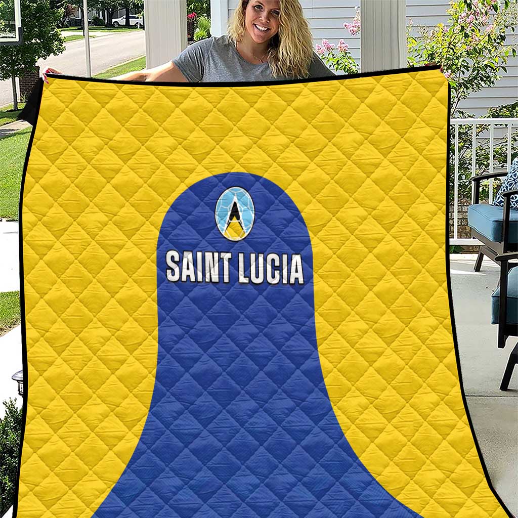 Saint Lucia Football Quilt Sporty Style