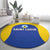 Saint Lucia Football Round Carpet Sporty Style