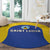 Saint Lucia Football Round Carpet Sporty Style