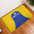 Saint Lucia Football Rubber Doormat Sporty Style