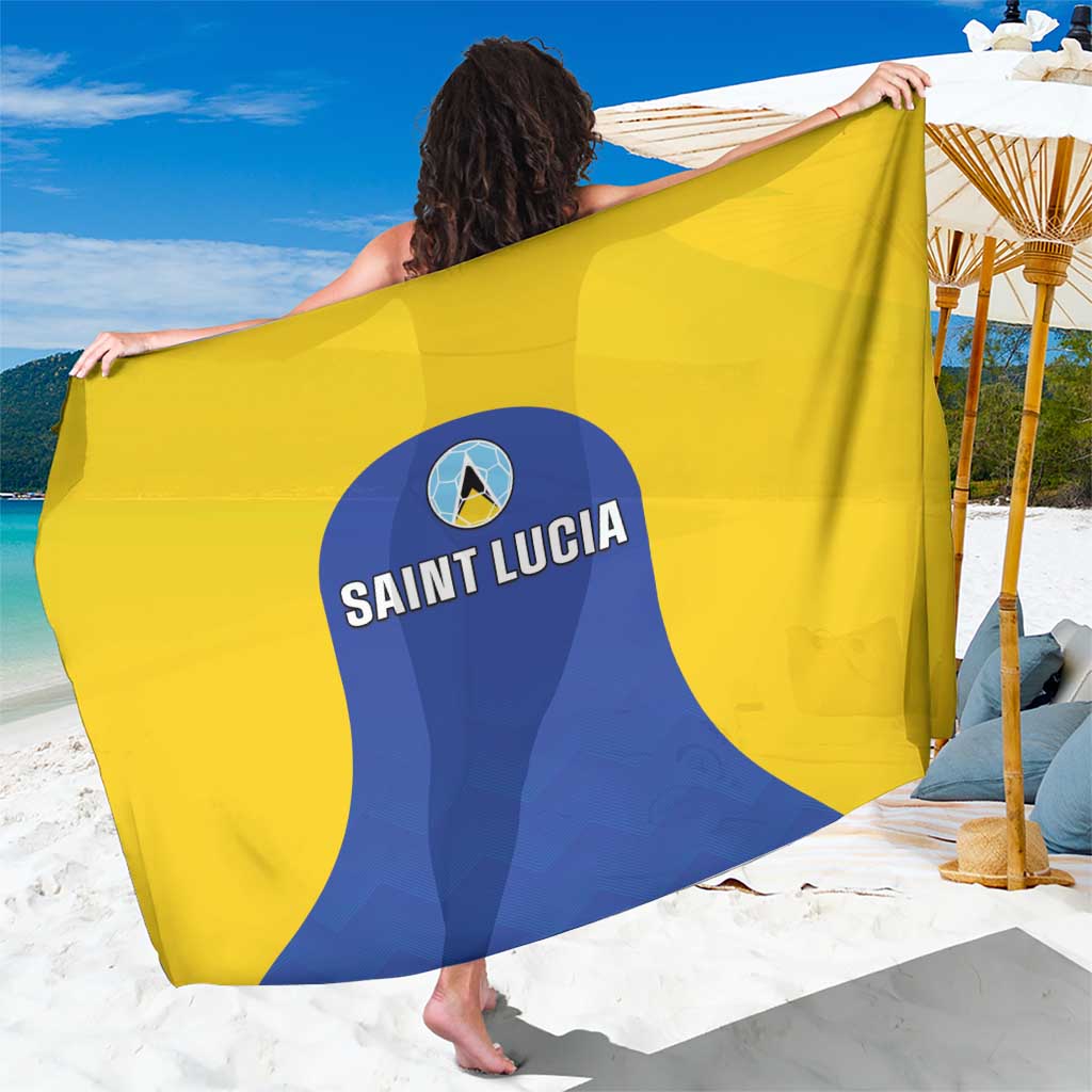 Saint Lucia Football Sarong Sporty Style