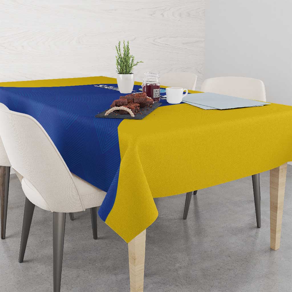 Saint Lucia Football Tablecloth Sporty Style