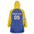 Custom Saint Lucia Football Wearable Blanket Hoodie Sporty Style