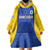 Custom Saint Lucia Football Wearable Blanket Hoodie Sporty Style