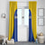 Saint Lucia Football Window Curtain Sporty Style