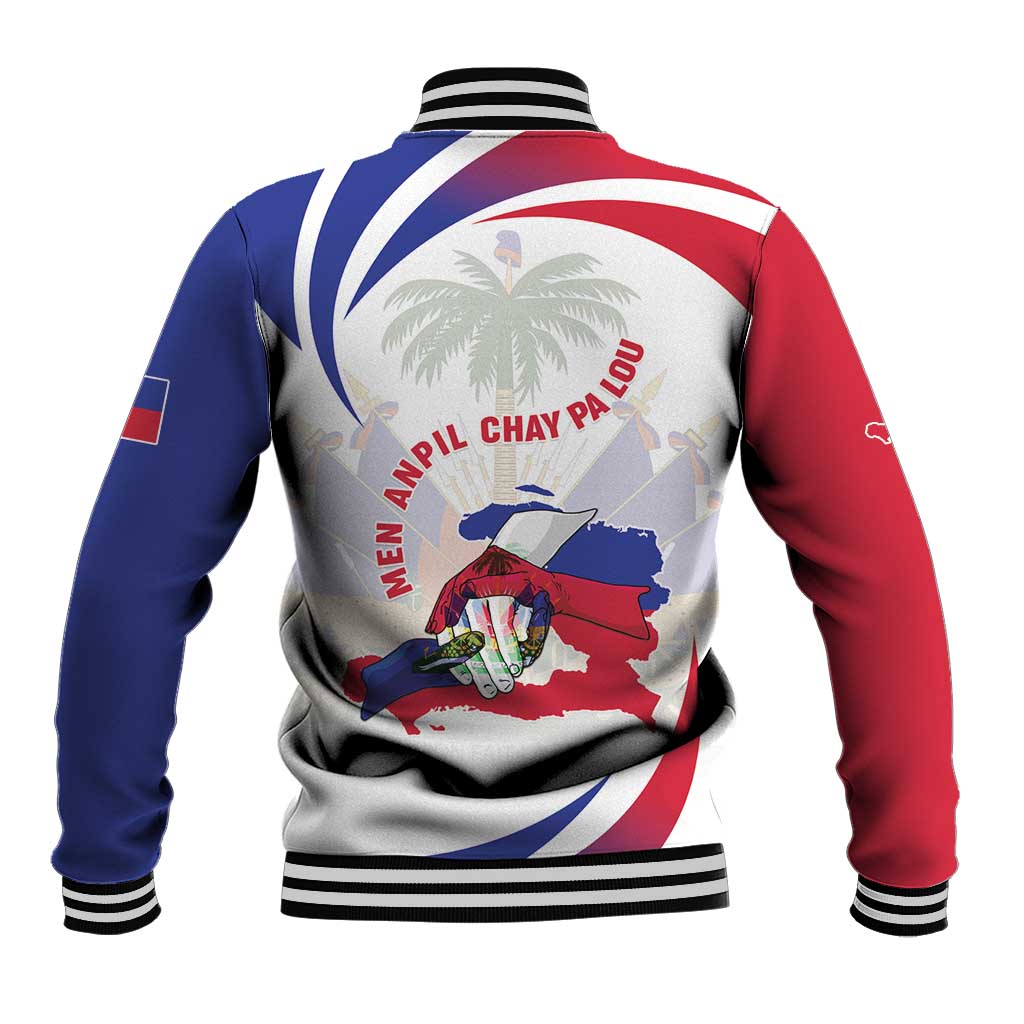 Haiti Baseball Jacket Men Anpil Chay Pa Lou LT05