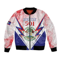 Personalized Belize 501 Bomber Jacket Coat Of Arms