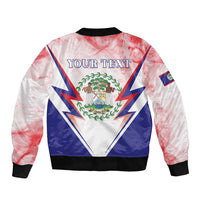 Personalized Belize 501 Bomber Jacket Coat Of Arms