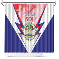 Belize 501 Shower Curtain Coat Of Arms
