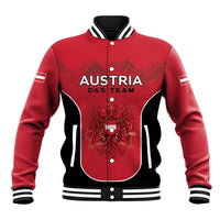 Custom Austria Football 2026 Baseball Jacket Go Das Team