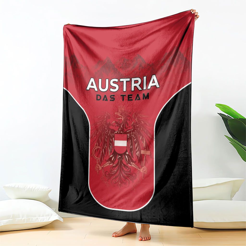 Austria Football 2026 Blanket Go Das Team