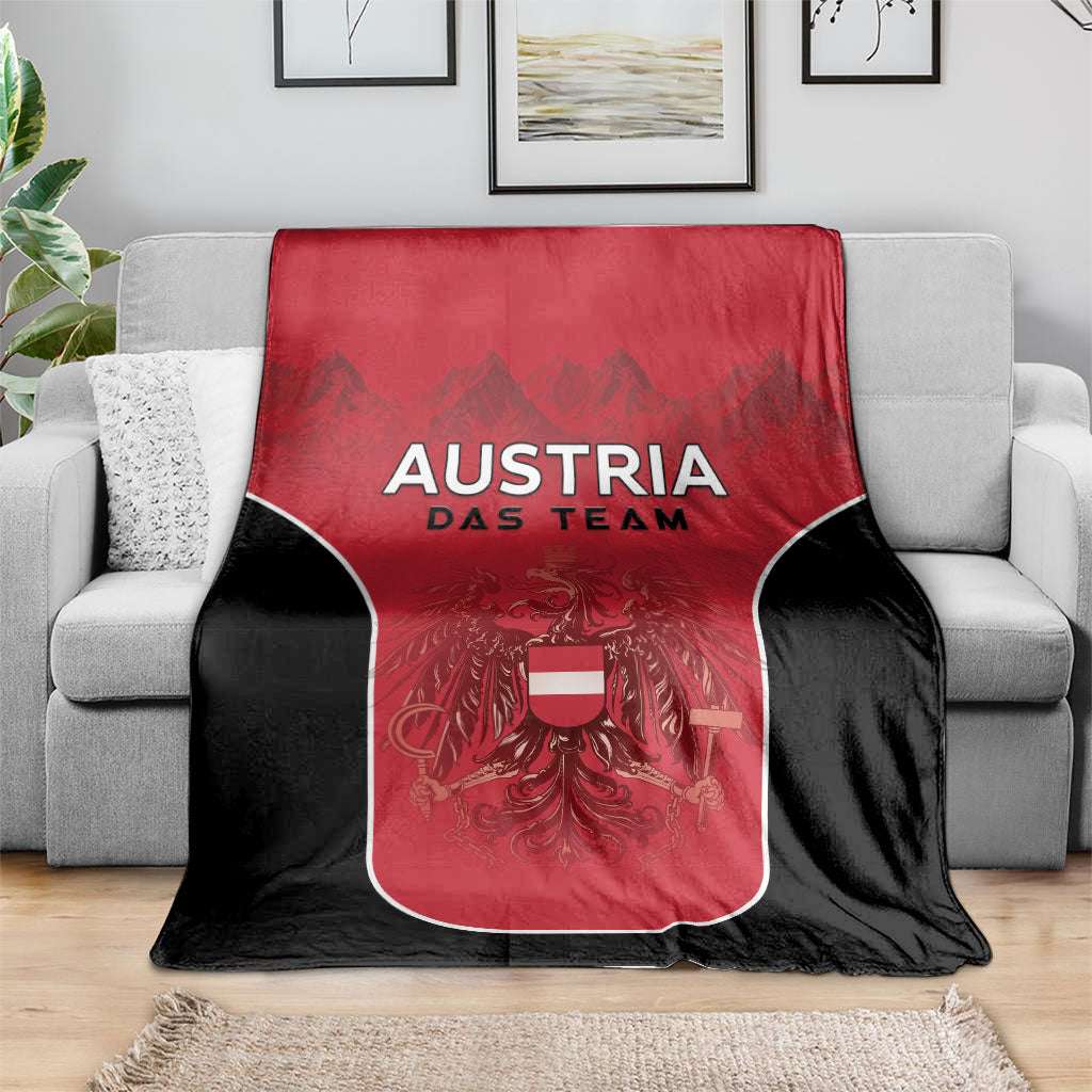 Austria Football 2026 Blanket Go Das Team