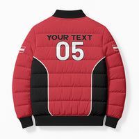 Custom Austria Football 2026 Bomber Puffer Jacket Go Das Team