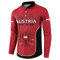 Custom Austria Football 2026 Button Sweatshirt Go Das Team
