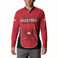Custom Austria Football 2026 Button Sweatshirt Go Das Team