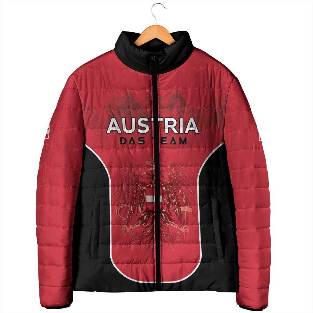 Custom Austria Football 2026 Padded Jacket Go Das Team