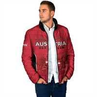 Custom Austria Football 2026 Padded Jacket Go Das Team