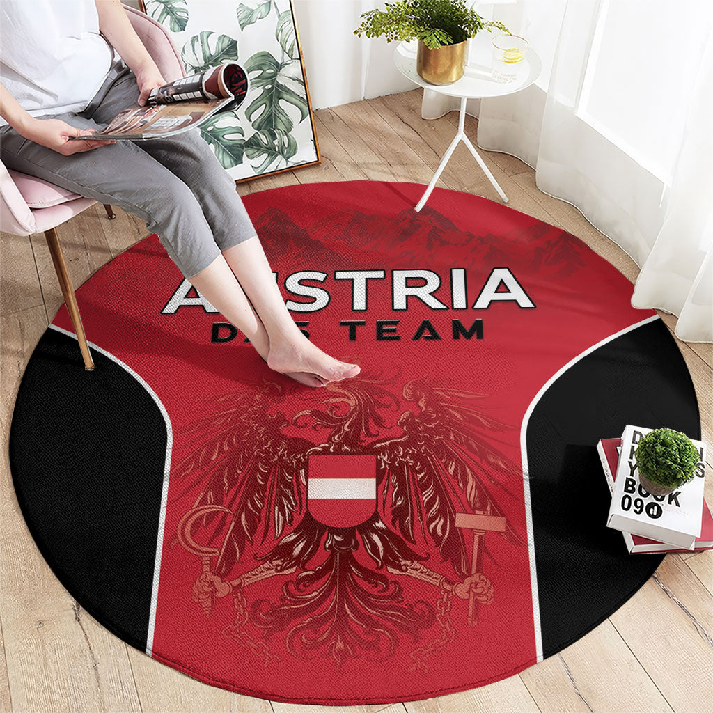 Austria Football 2026 Round Carpet Go Das Team