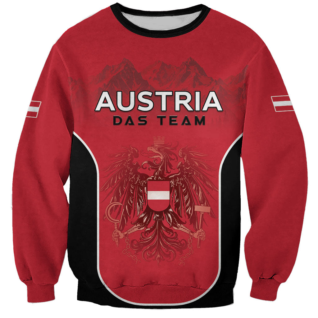 Custom Austria Football 2026 Sweatshirt Go Das Team